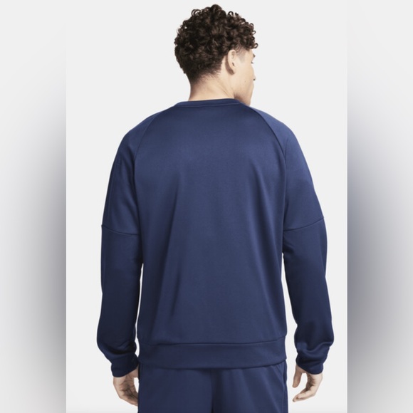 Nike Men's Medium Therma-FIT Fitness Crew - Obsidian (FB8505-451) - Picture 2 of 7